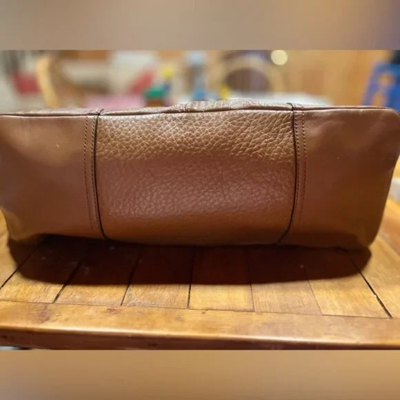 Coach Hadley Luxe Grain Leather Zip Satchel - Picture 6 of 7